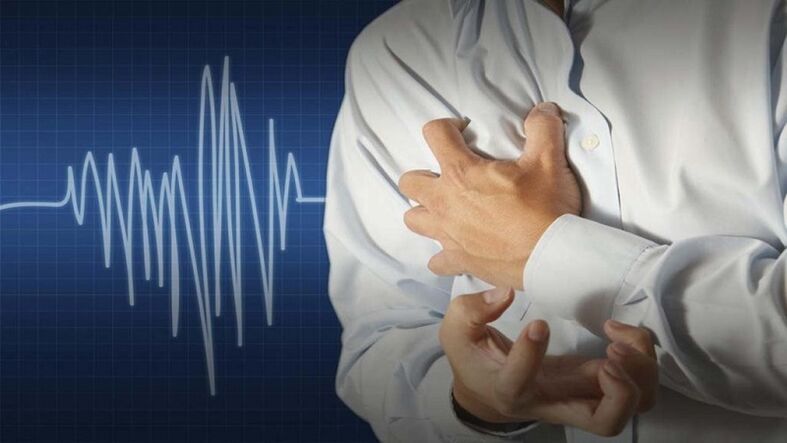 Cardiac problems as a contraindication to the use of the device from prostatitis