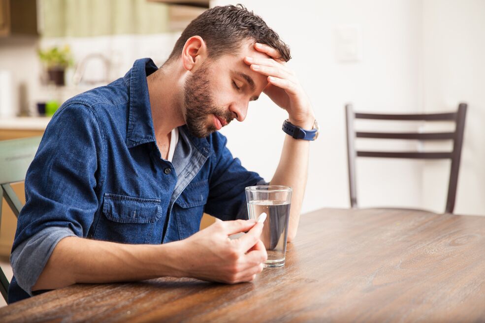 Anti-inflammatory and non-steroidal drugs for the treatment of prostatitis in a man